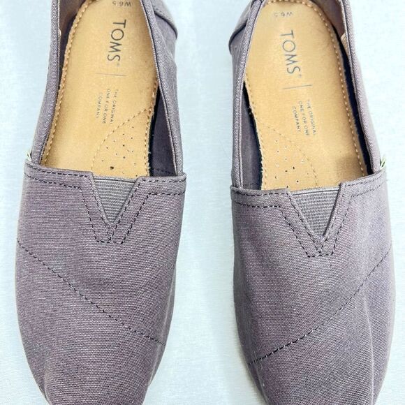 TOMS Women Classic Core Alpargata Slip-On Shoes 6.5 Comfortable Everyday flats - Picture 7 of 8